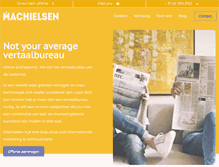 Tablet Screenshot of machielsen.nl